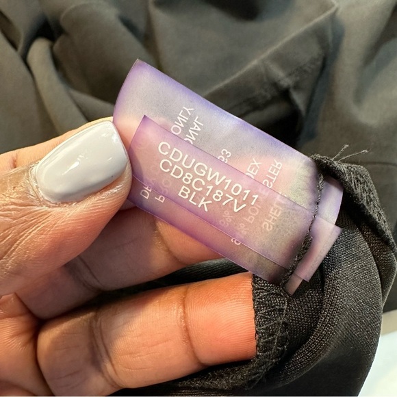 Calvin Klein Black Dress Sleeveless A-Line Side Drape Accent Size 14 (B31) - Picture 10 of 14